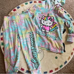hello kitty hoodie jogger set